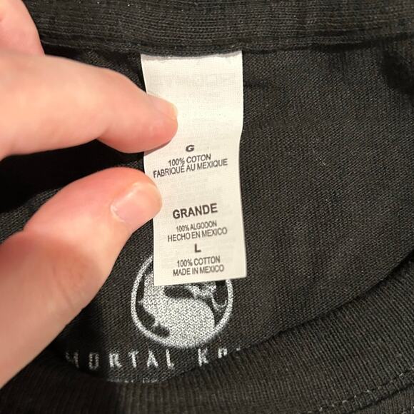MORTAL KOMBAT New Black SS Graphic Tee Size L - Picture 5 of 6